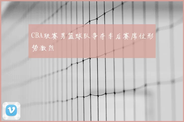 CBA联赛男篮球队争夺季后赛席位形势激烈
